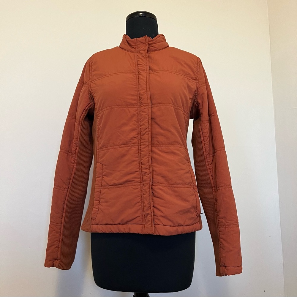 Gramicci Burnt Orange Quilted Zip Up Jacket, S